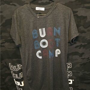 Burn Boot Camp Gray Short Sleeve Tee